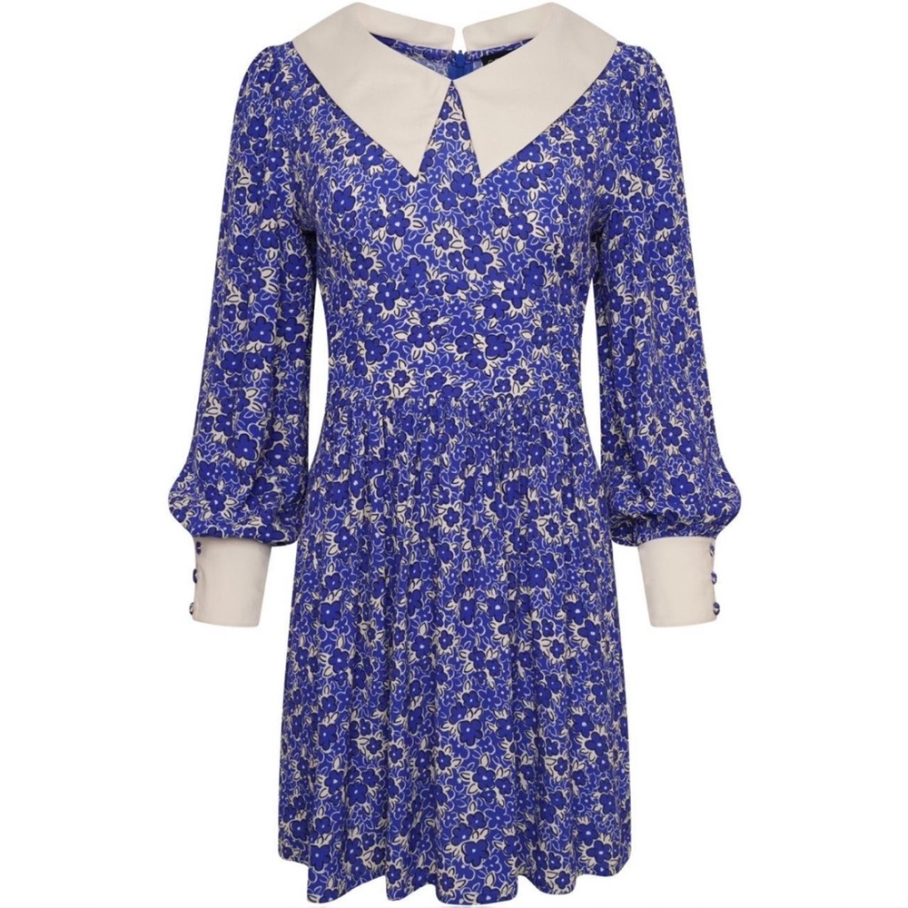 Coco Fennell Peter Pan collar mini dress
